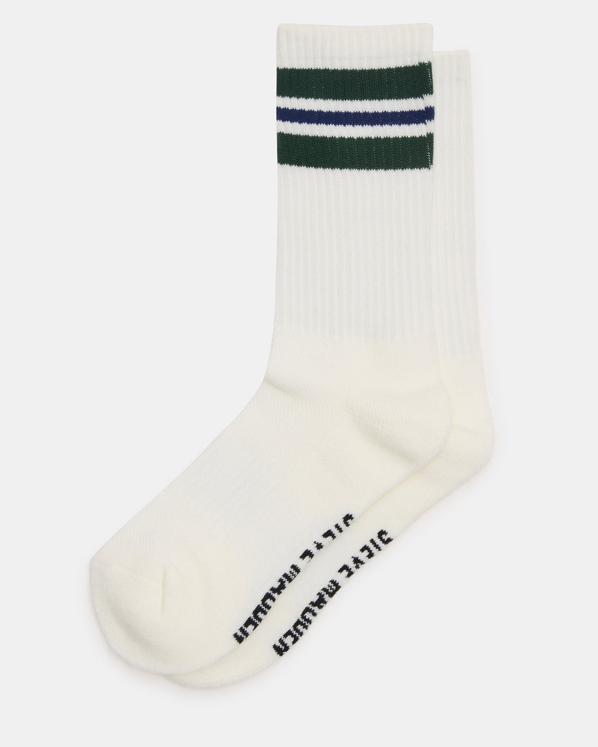 WYNN 2 PACK STRIPE ATHLEISURE SOCKS Egret Women's Stripe Athletic Socks | Steve Madden for Sale
