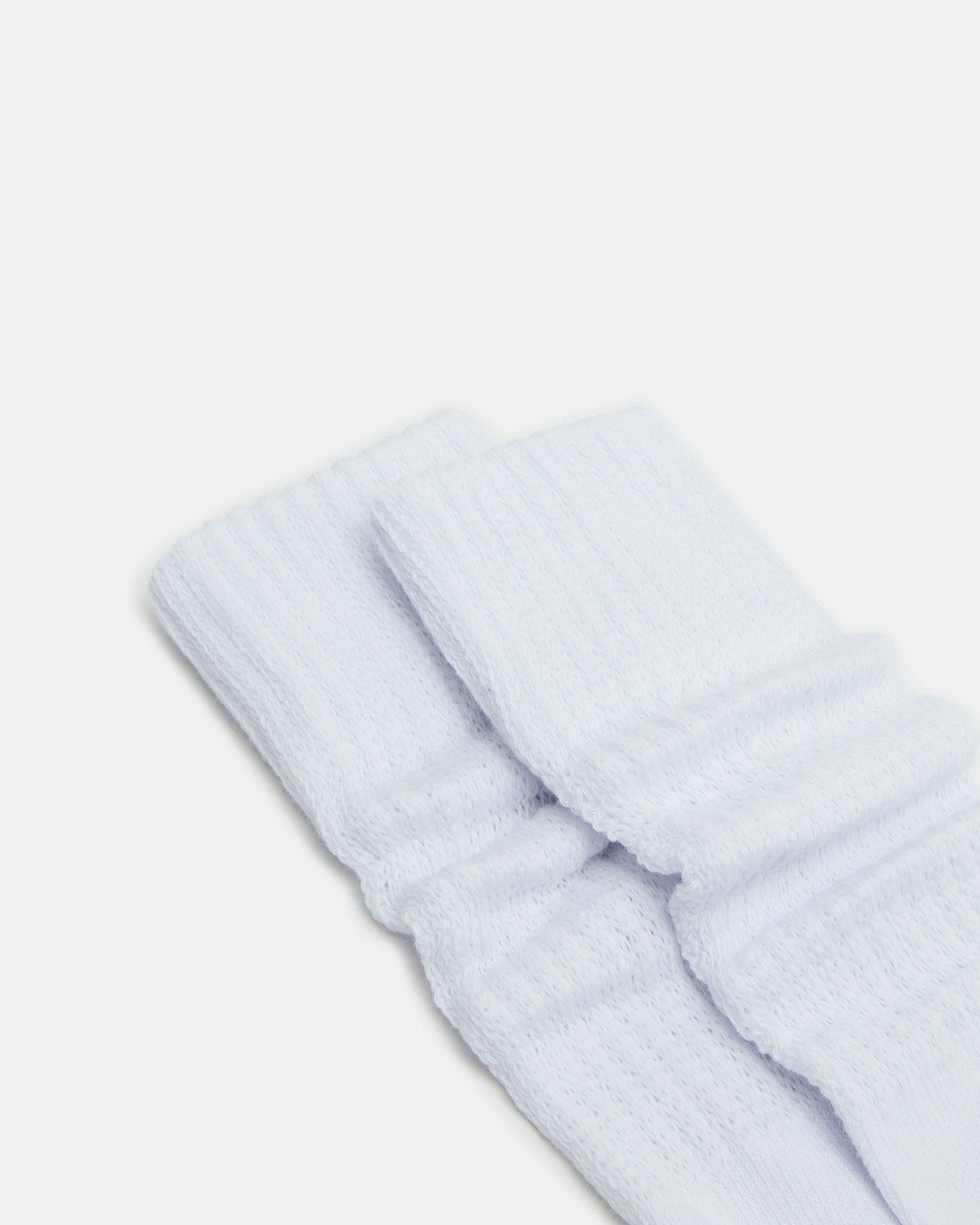 2 PACK SLOUCHY CREW SOCKS WHITE Scrunch Socks | Steve Madden on Sale