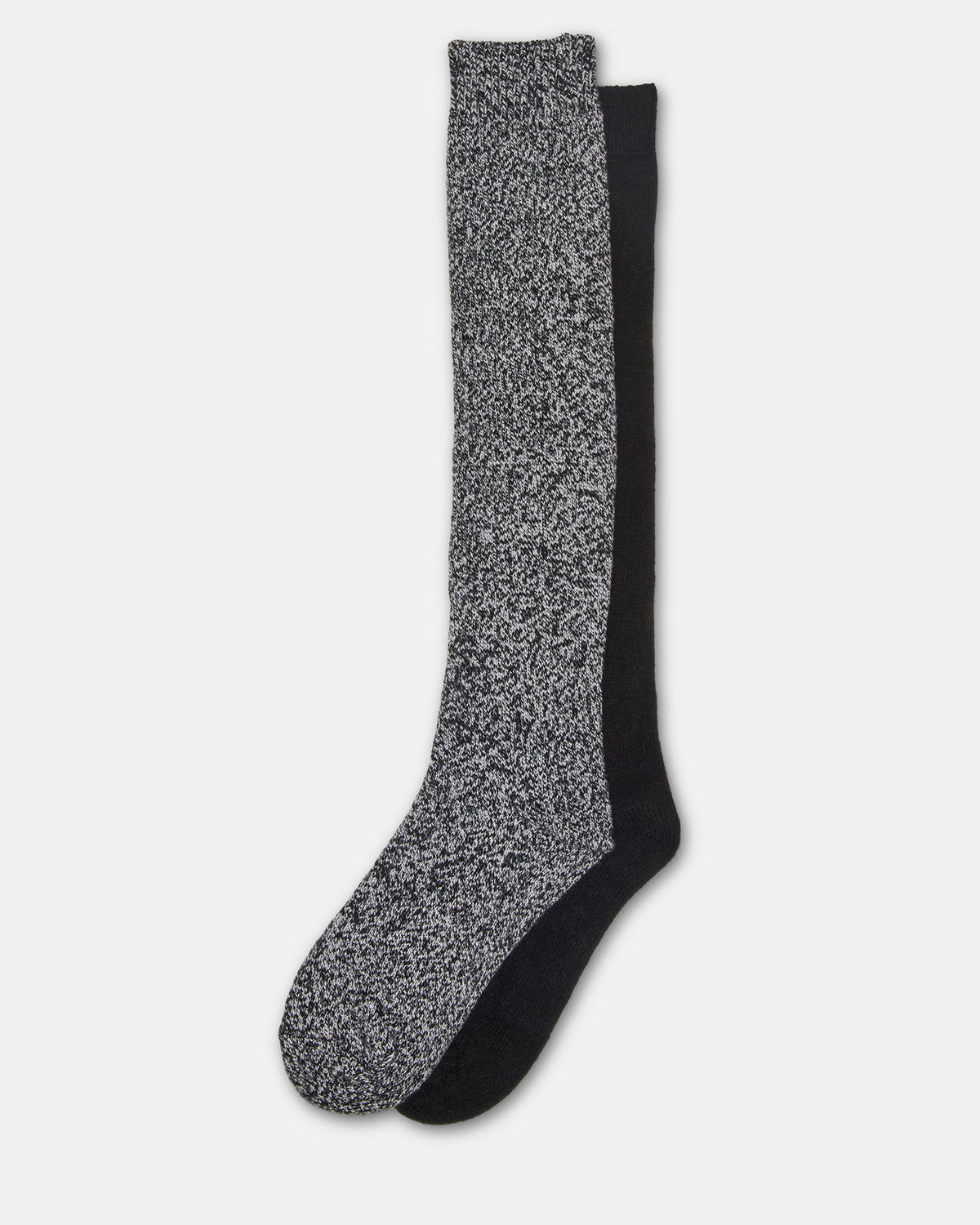 FALL 2 PACK MARLED KNEE HIGH SOCKS Black Women's Marled Knee-High Socks | Steve Madden online