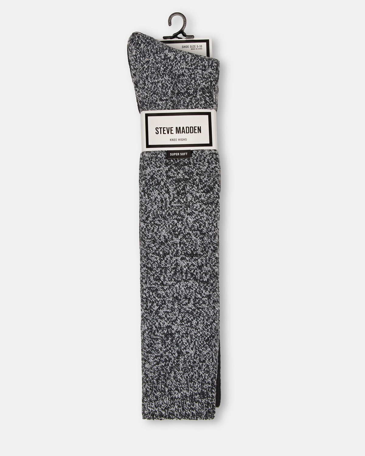 FALL 2 PACK MARLED KNEE HIGH SOCKS Black Women's Marled Knee-High Socks | Steve Madden online
