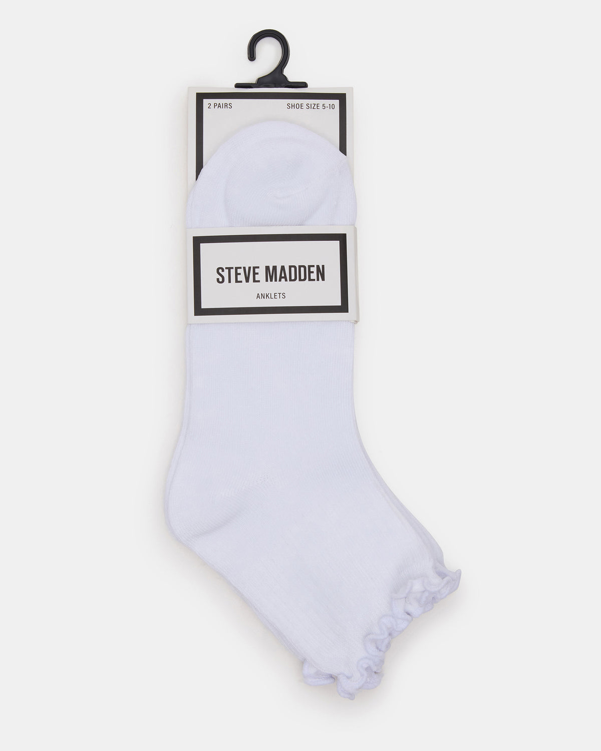 LETTUCE EDGE ANKLET SOCKS White Women's Anklet Socks | Steve Madden near me