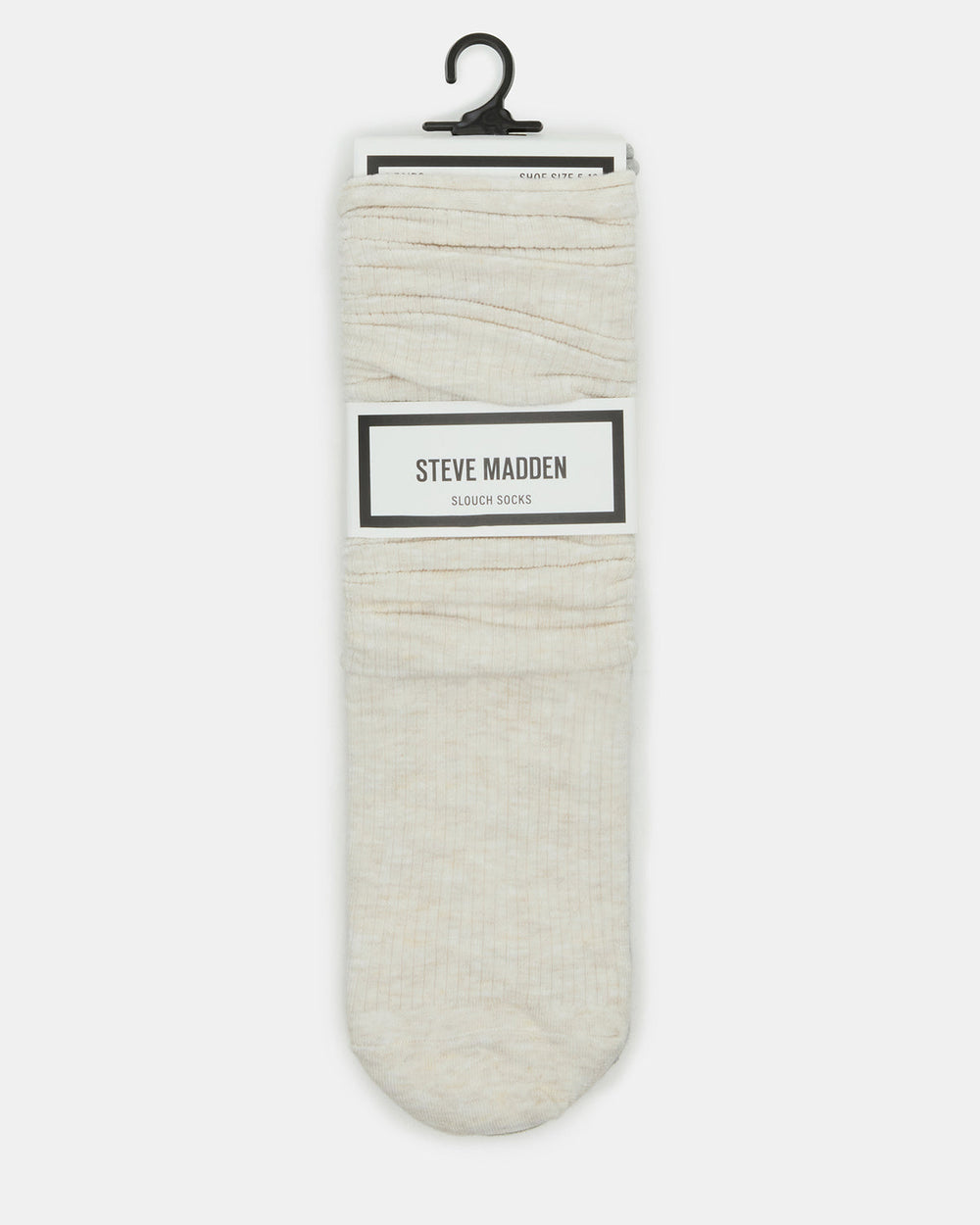 SLOUCHY RIB SOCKS OATMEAL HEATHER Scrunch Socks | Steve Madden for Sale