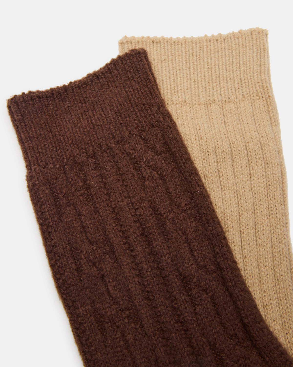 2 PACK CABLE TEXTURE BOOT SOCKS BROWN Women's Textured Quarter Book Socks | Steve Madden for Sale