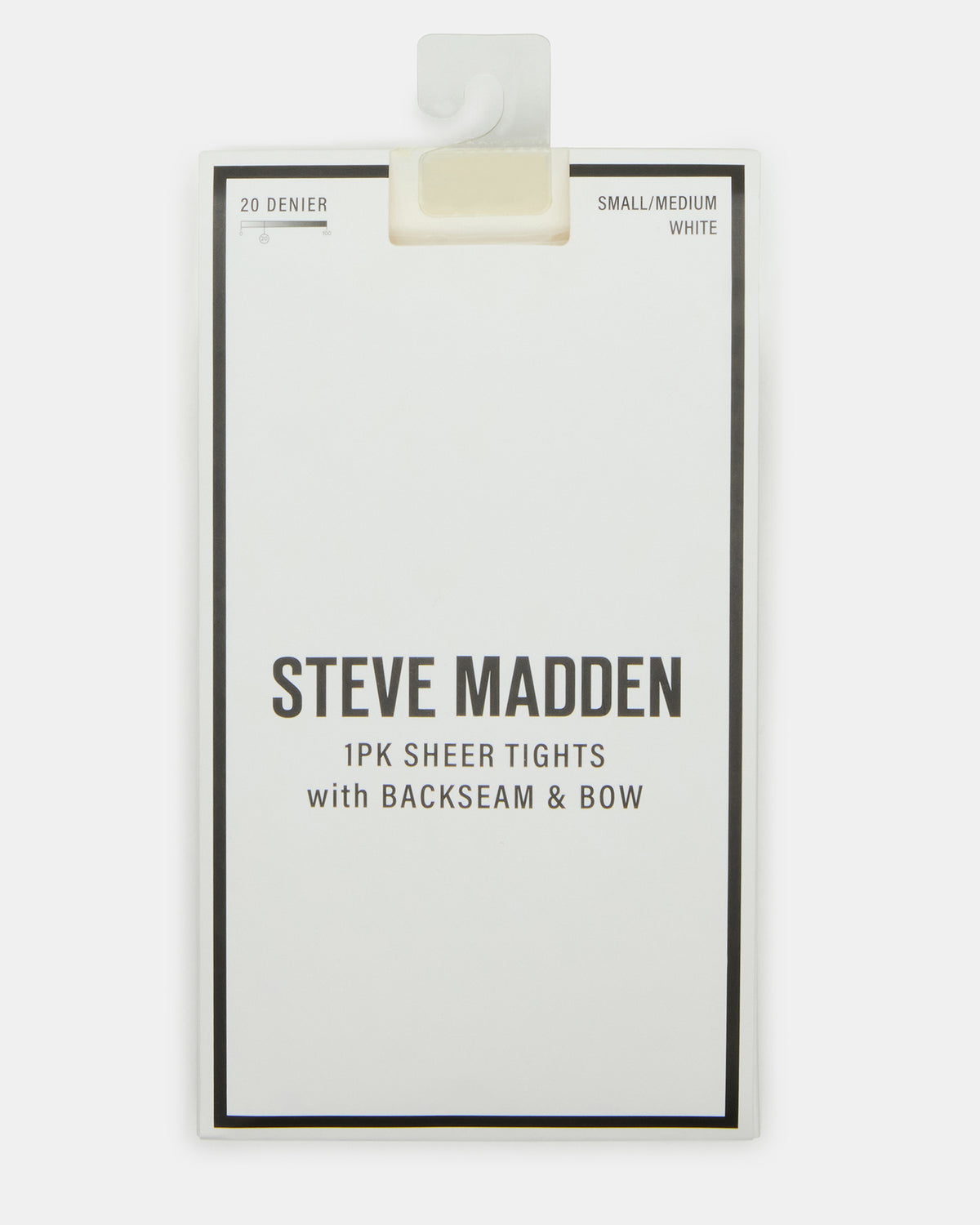 BRIDAL BOW TIGHTS Sheer White Women's Footed Tights | Steve Madden US