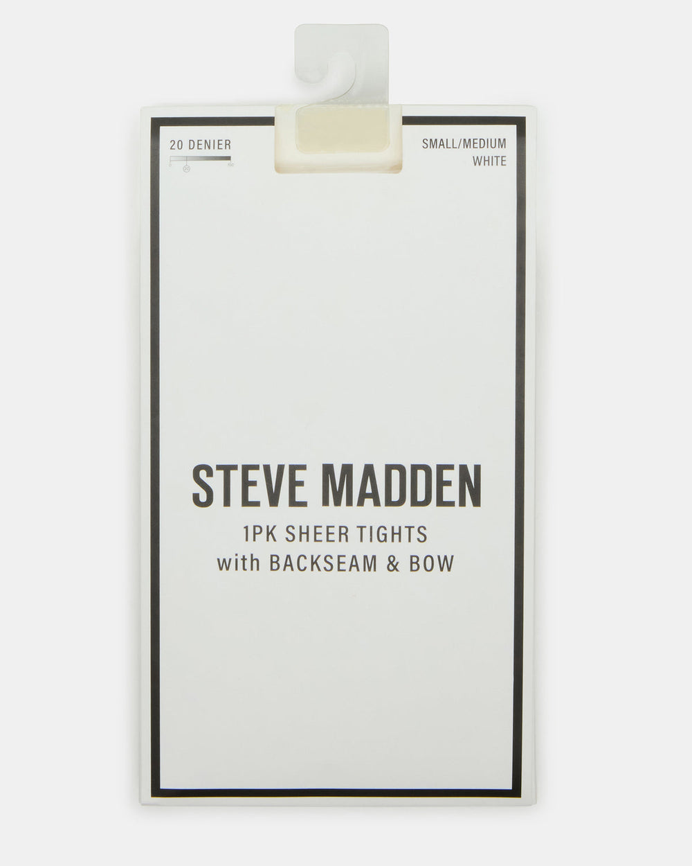 BRIDAL BOW TIGHTS Sheer White Women's Footed Tights | Steve Madden US