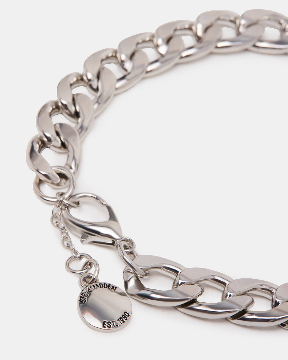 LINK CHAIN ANKLET Silver Women's | Steve Madden on Sale