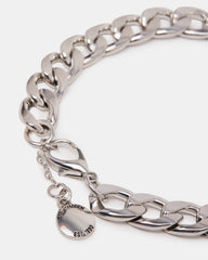 LINK CHAIN ANKLET Silver Women's | Steve Madden on Sale