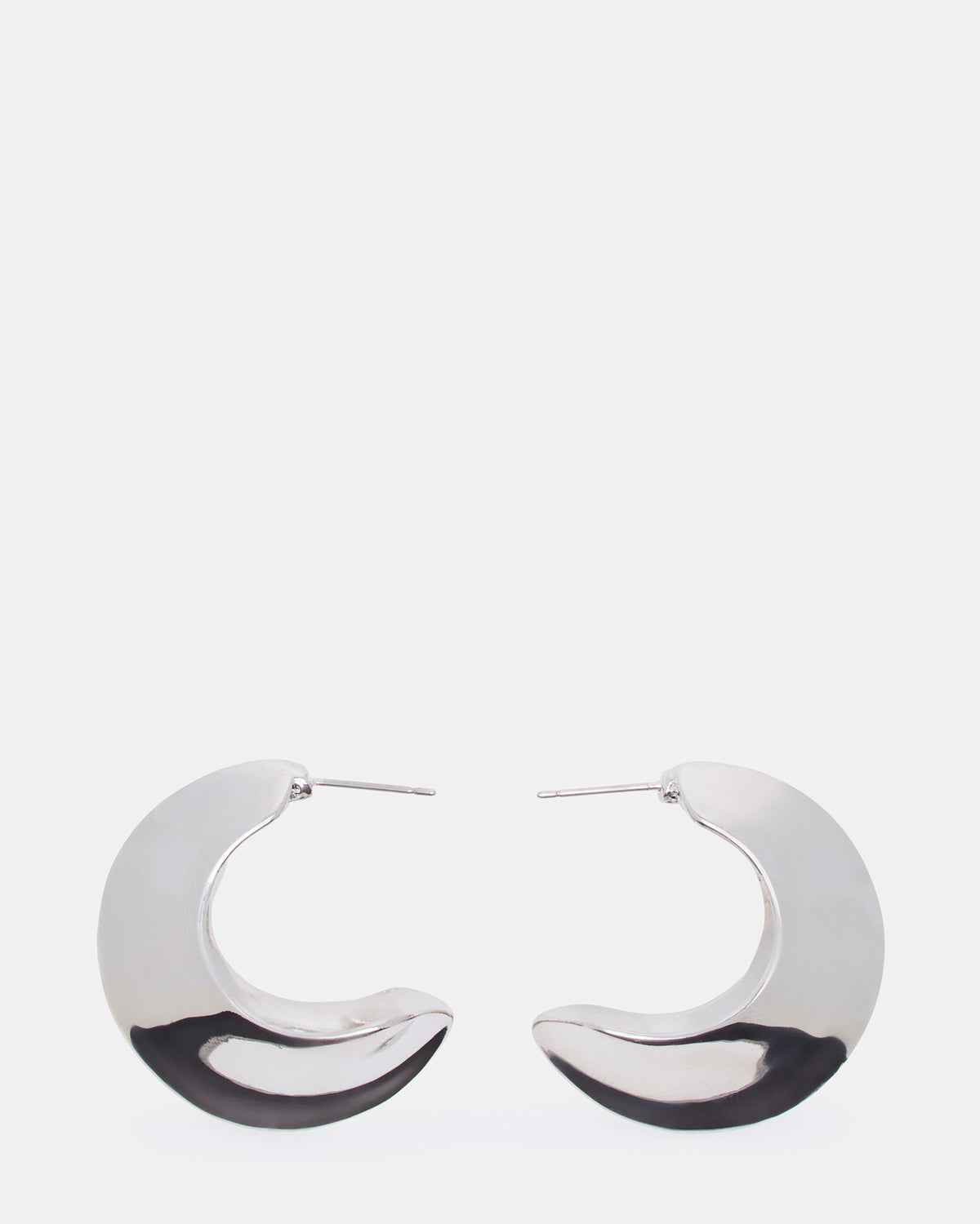 CRESCENT EARRINGS SILVER Women's Earrings | Steve Madden US