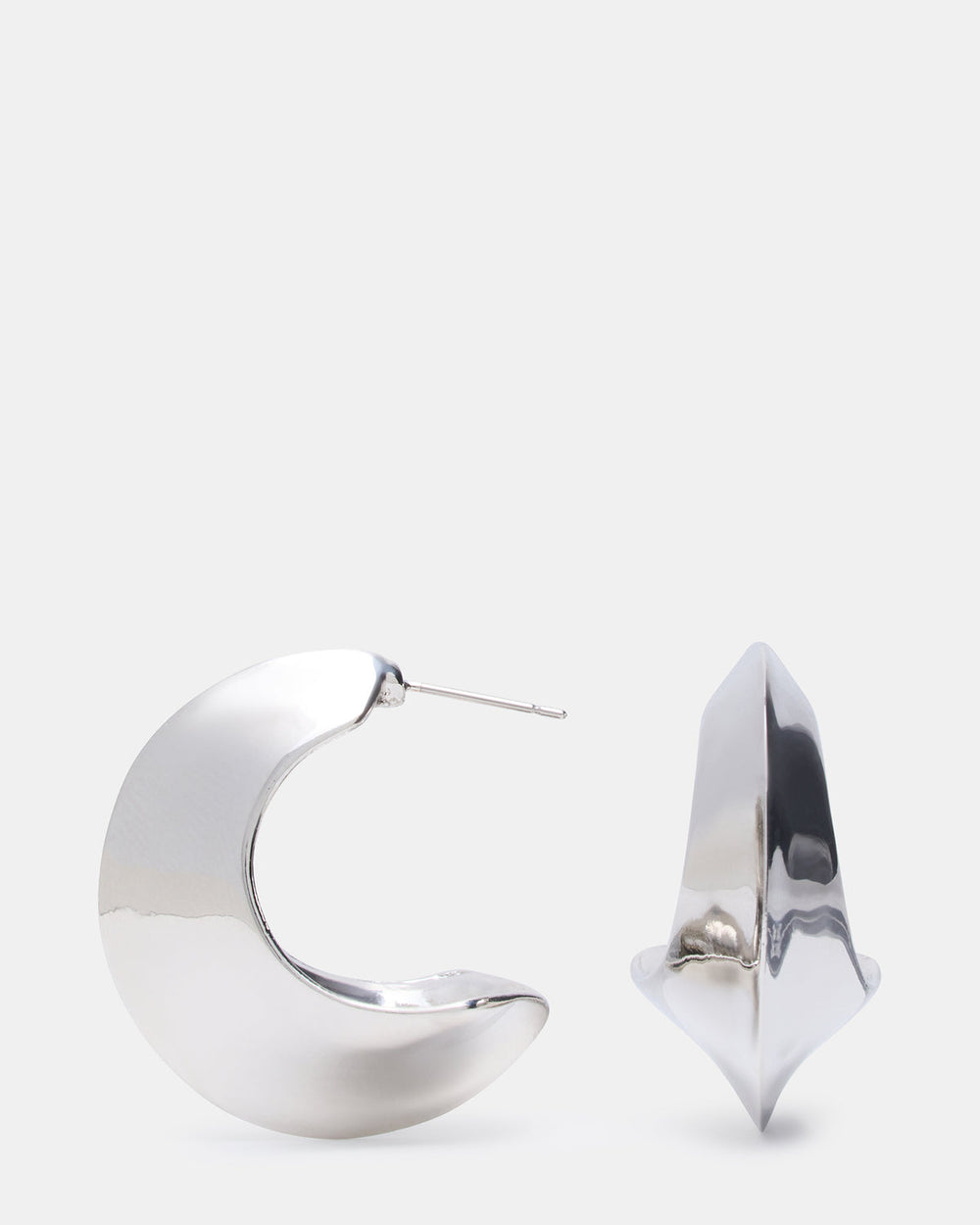 CRESCENT EARRINGS SILVER Women's Earrings | Steve Madden US