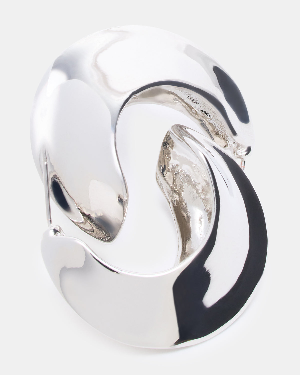 CRESCENT EARRINGS SILVER Women's Earrings | Steve Madden US