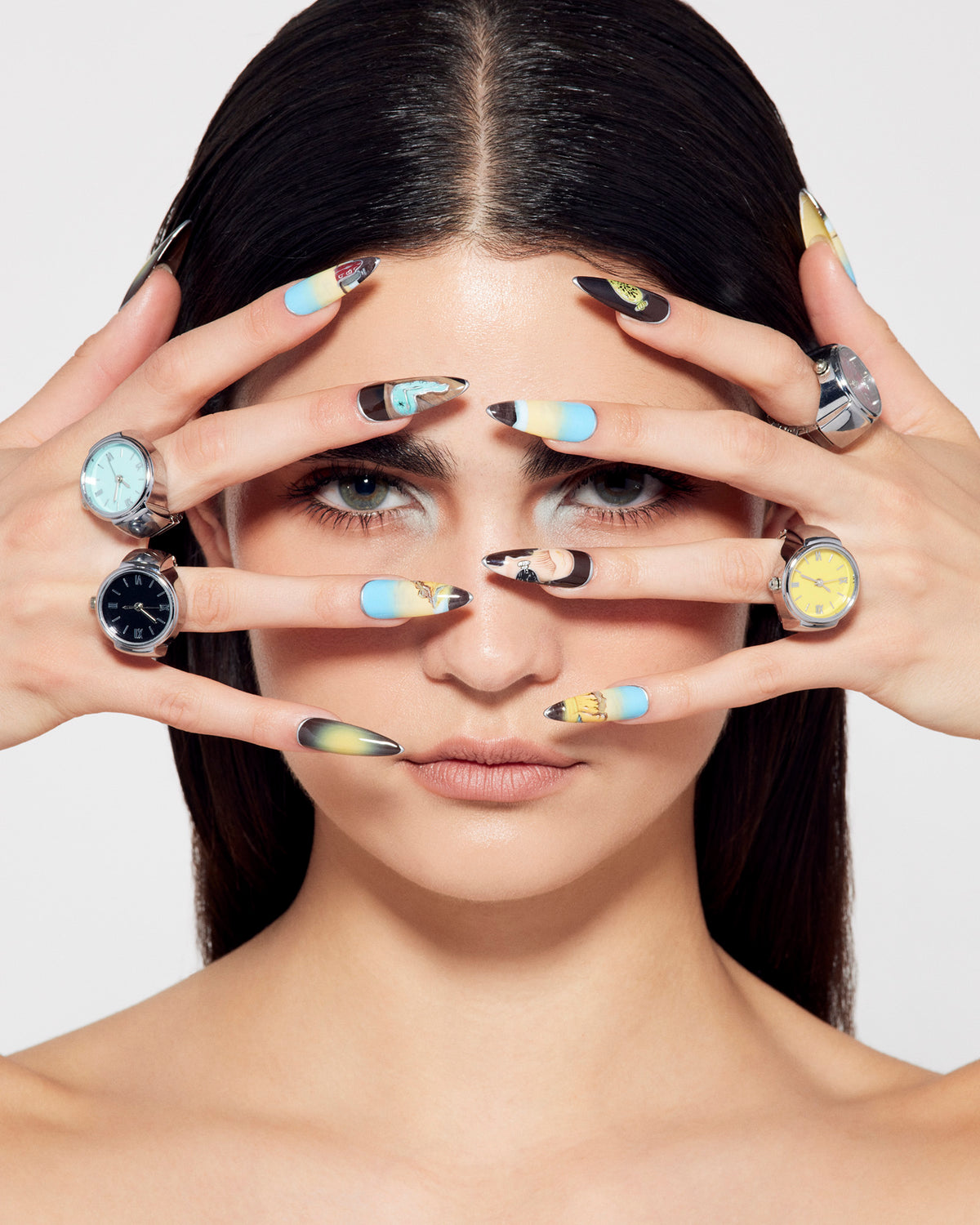 WATCH RING Blue Women's Accessories | Steve Madden online