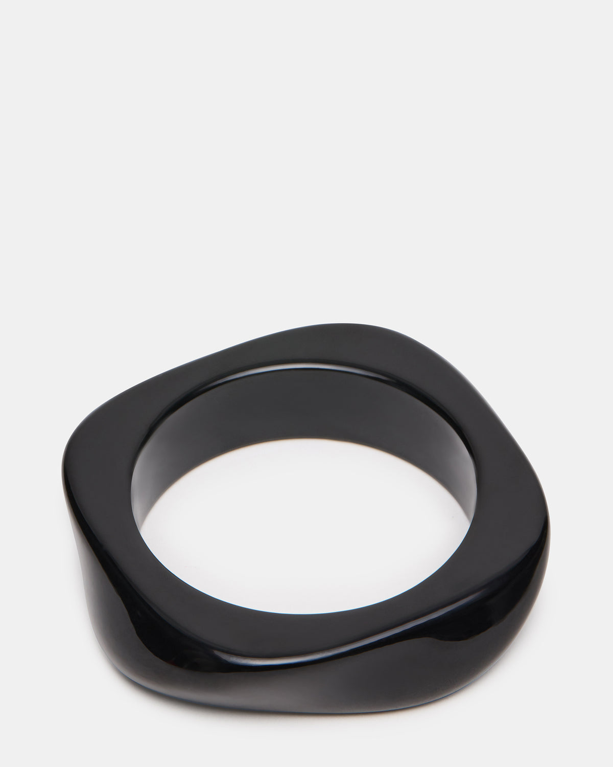 CURVED RETRO BRACELET Black Women's Bangle Bracelet | Steve Madden outlet