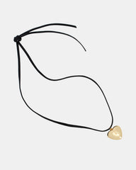 PUFFY HEART CHOKER Gold | Women's Heart Shaped Necklace | Steve Madden US