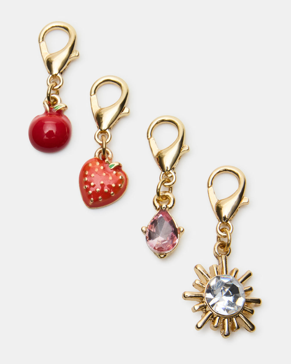 CHERRY CHARM ANKLET SET Women's Cherry Chain Multi Anklet Set | Steve Madden Sale
