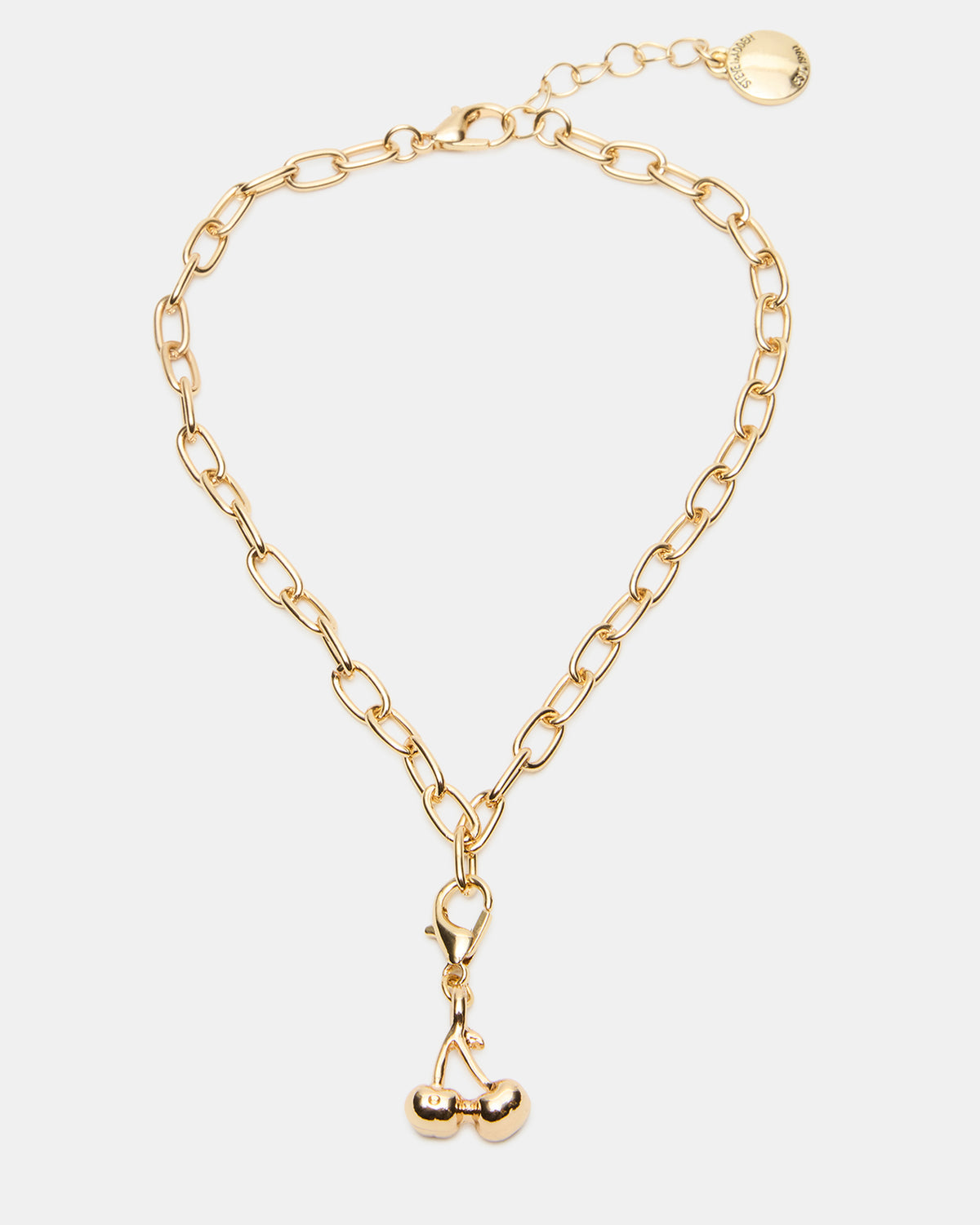 CHERRY CHARM ANKLET SET Women's Cherry Chain Multi Anklet Set | Steve Madden Sale