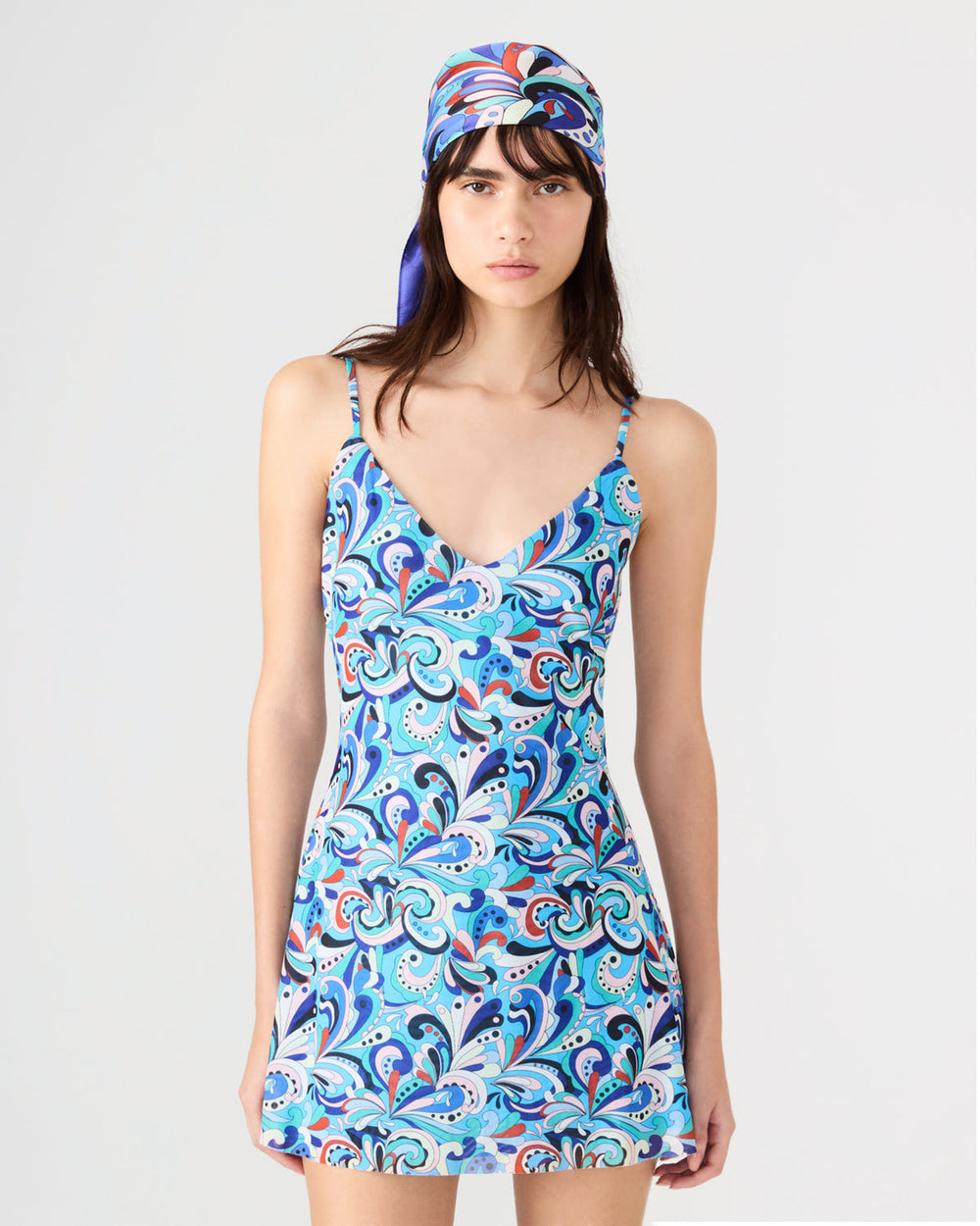 BLUE PRINTED SCARF Women's Resort Scarf | Steve Madden online