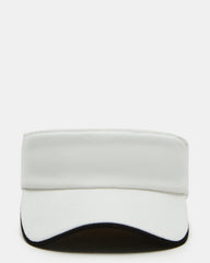 EMBROIDERED White Women's Visor Cap | Steve Madden Sale