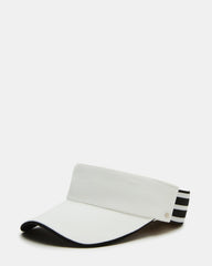 EMBROIDERED White Women's Visor Cap | Steve Madden Sale