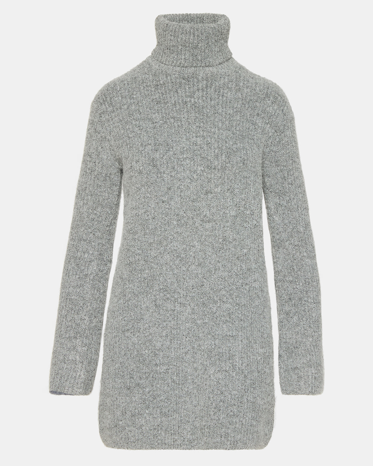 ABBIE Sweater Dress Grey | Mini Turtleneck Flared Sleeve Dress | Steve Madden online
