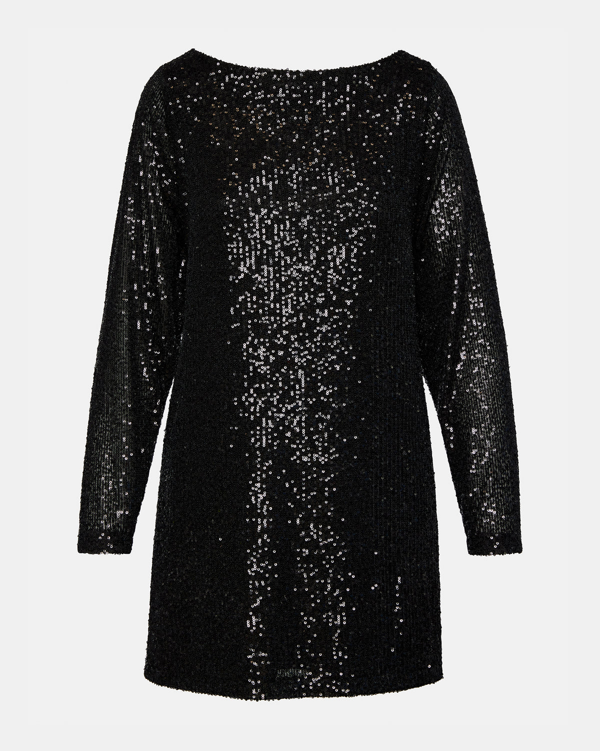 GINGER Dress Black | Women's Long-Sleeved Sequin Mini Dress | Steve Madden outlet