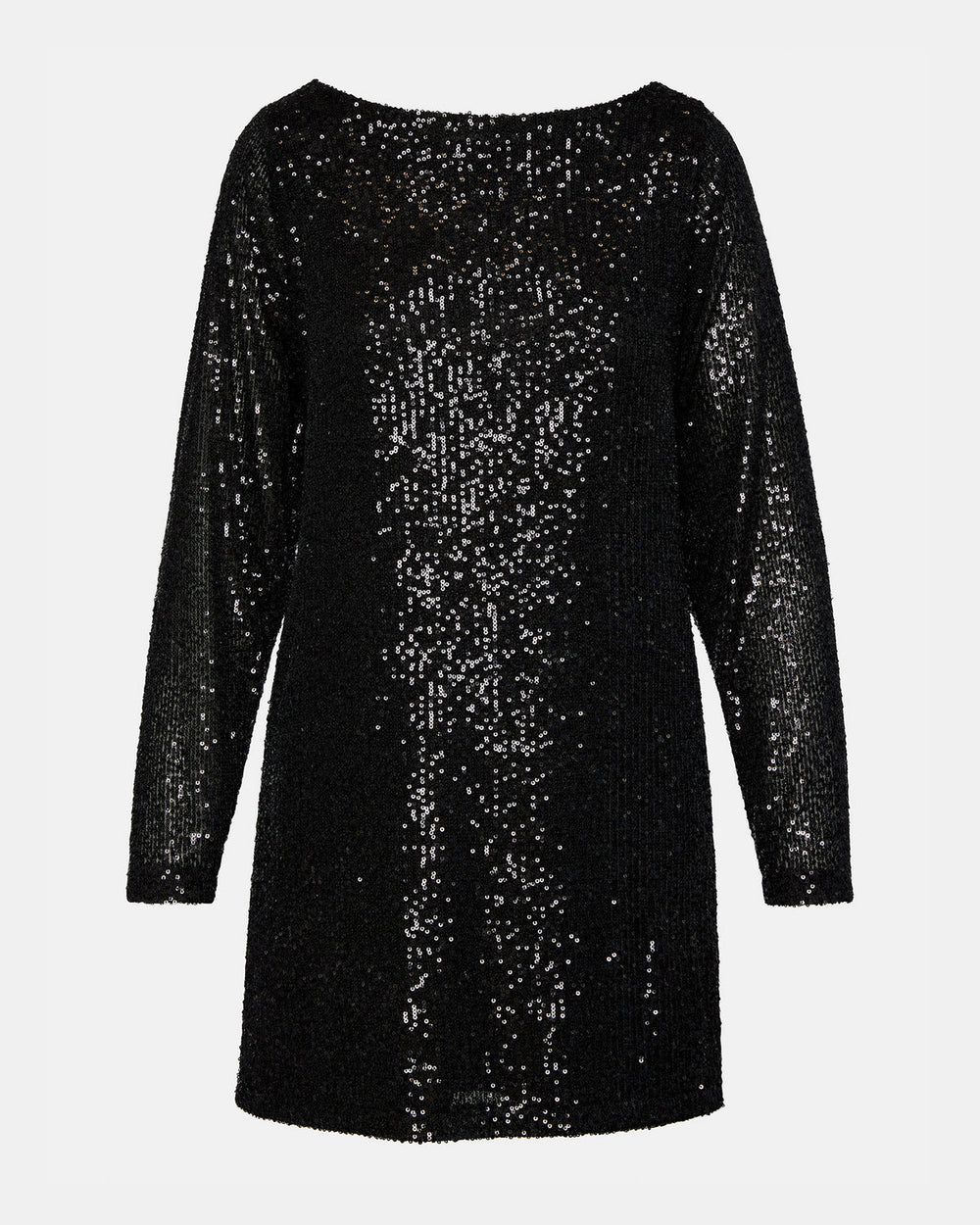 GINGER Dress Black | Women's Long-Sleeved Sequin Mini Dress | Steve Madden outlet