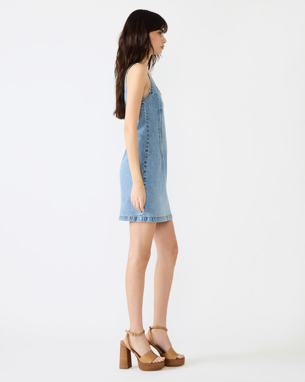 NOELLE Forever Blue Denim Mini Women's Dress | Steve Madden Sale