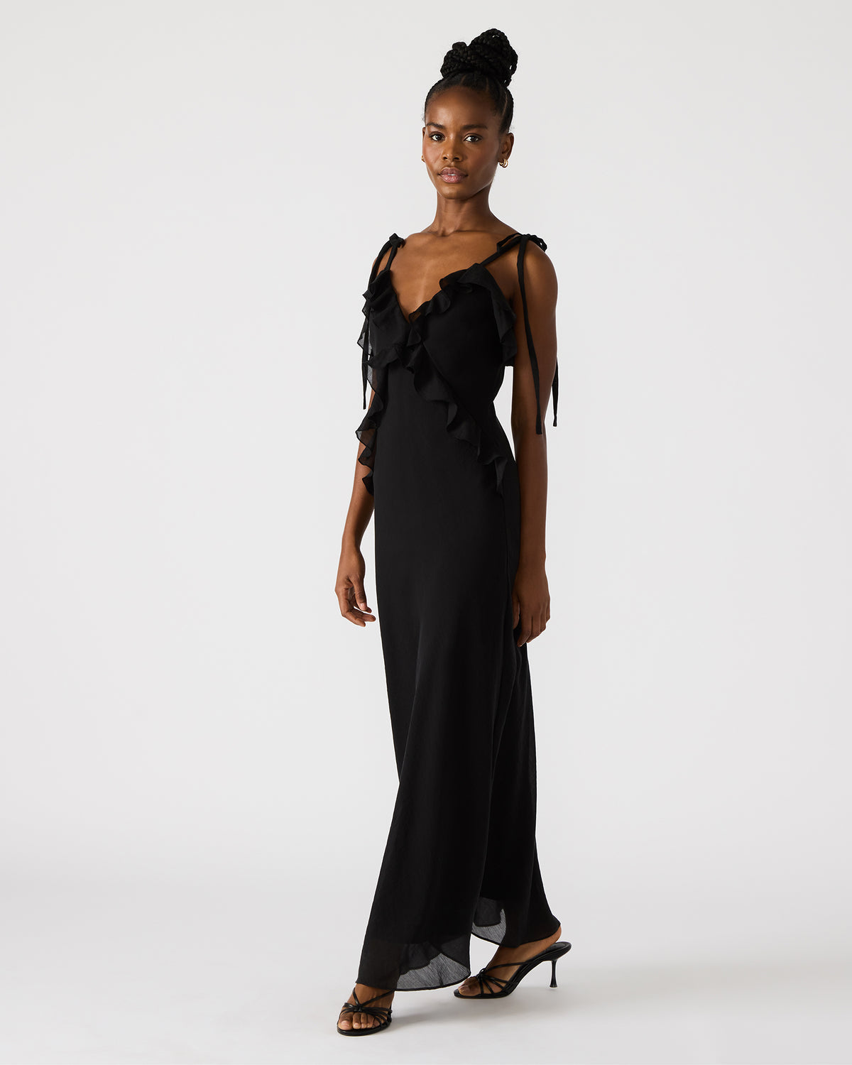 ADALINA Black Women's Maxi Dress | Steve Madden US