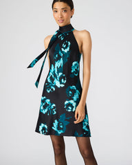 LARA Deco Rose Halter Mini Floral Print Women's Dress | Steve Madden near me