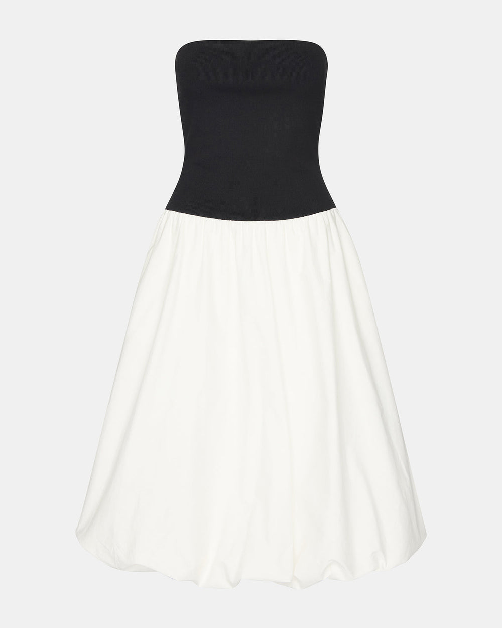 OLIVER Dress Smoke Strapless Midi Bubble Dress | Women's Dresses | Steve Madden discount