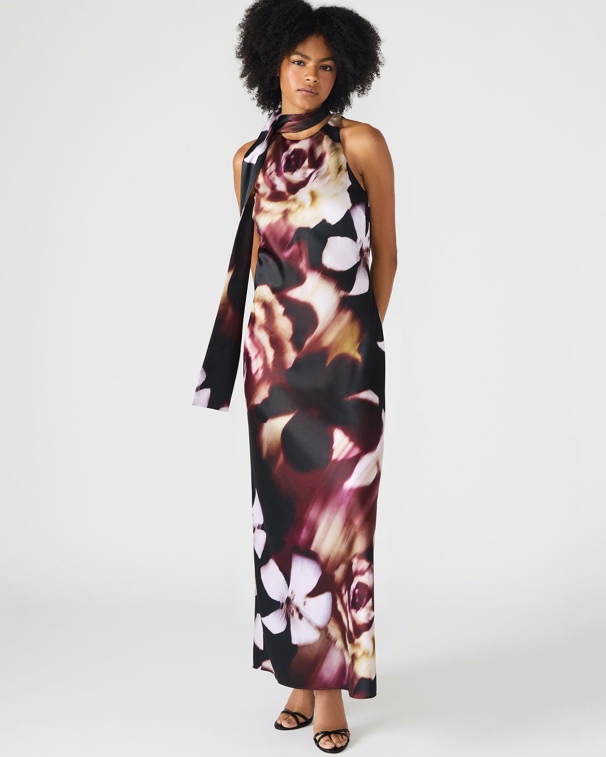 JAIDAN Mesa Rose Maxi Floral Print Flowy Women's Dress | Steve Madden Sale