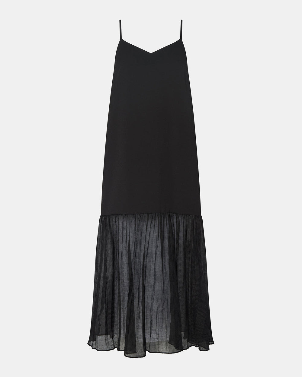 EMBER Black Flowy Sheer Maxi Women's Dress | Steve Madden for Sale