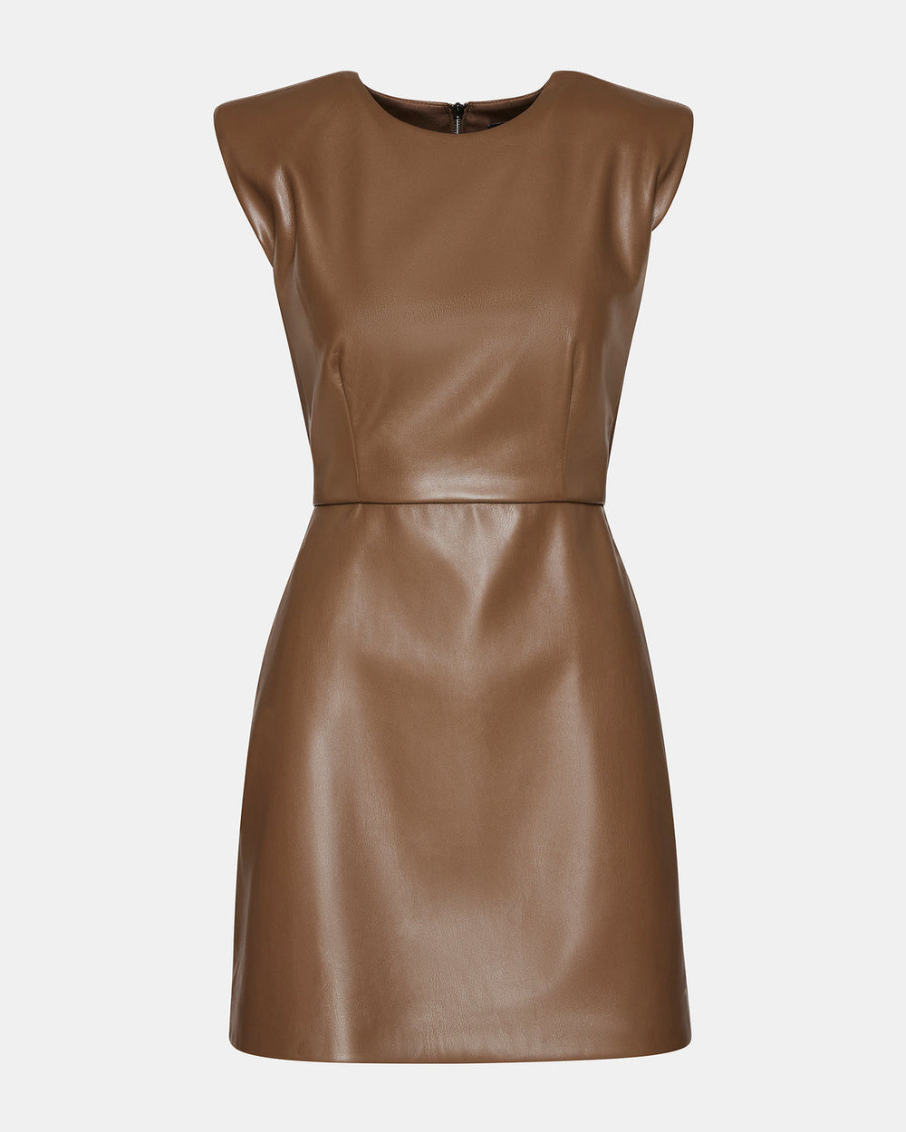 BELEN Brown Women's Shoulder Pad Mini Dress | Steve Madden discount