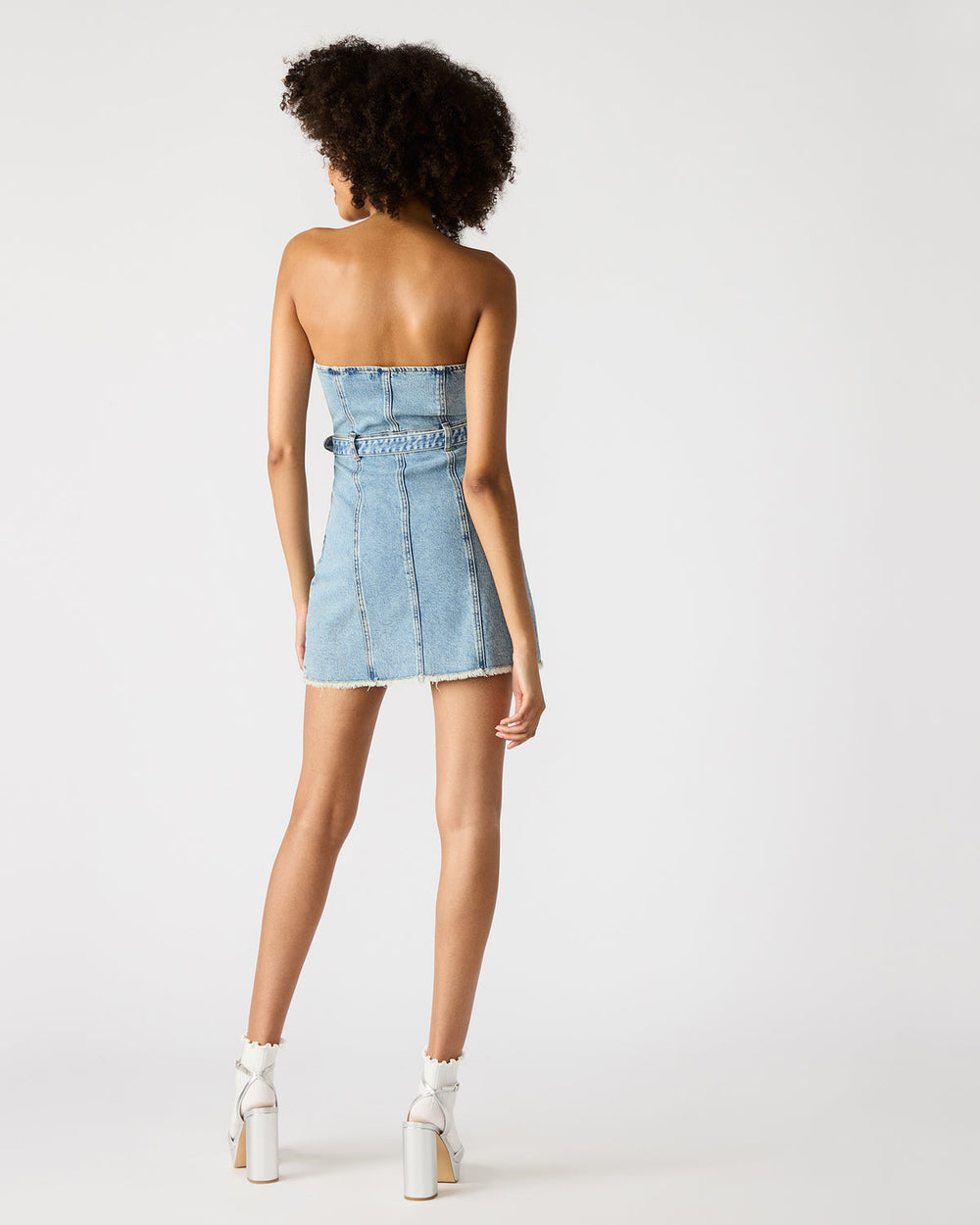 MATILDA Strapless Denim Mini Women's Dress | Steve Madden for Sale