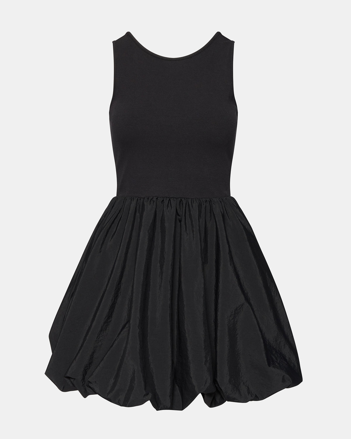 PALERMO Black Women's Mini Bubble-Hem Dress | Steve Madden discount