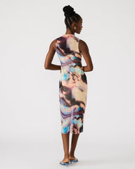 SIDRA Multi Women's Sleeveless Tie-Dye Midi Dress | Steve Madden near me
