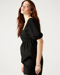 INARA Dress Black | Women's Puff Sleeve Mini Dress | Steve Madden for Sale