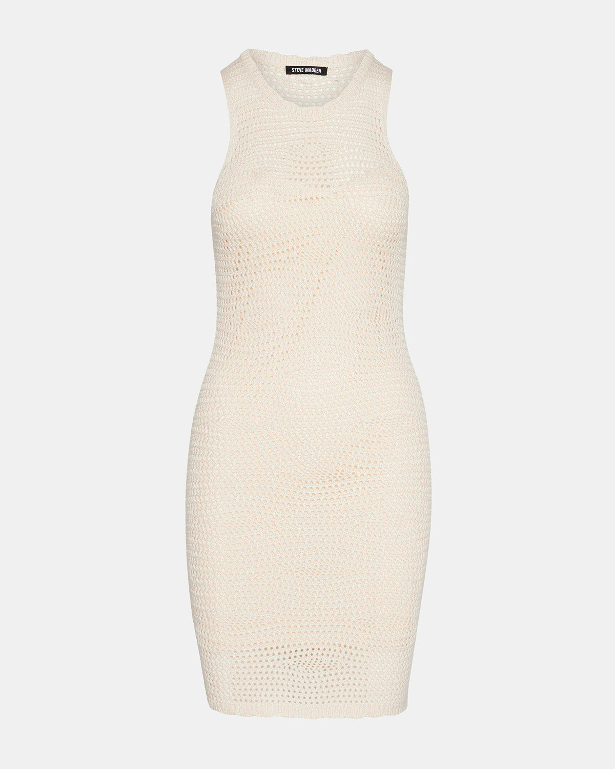 RONNIE Dress Beige | Women's Mini Crochet Sweater Dress | Steve Madden discount