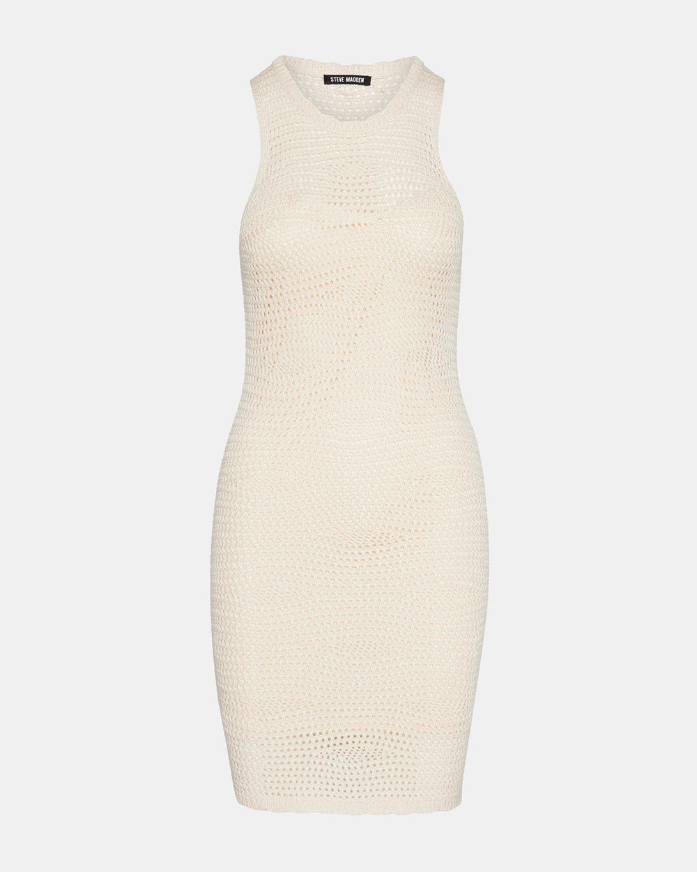 RONNIE Dress Beige | Women's Mini Crochet Sweater Dress | Steve Madden discount