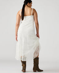 VEERA White Maxi Lace Flowy Women's Dress | Steve Madden on Sale