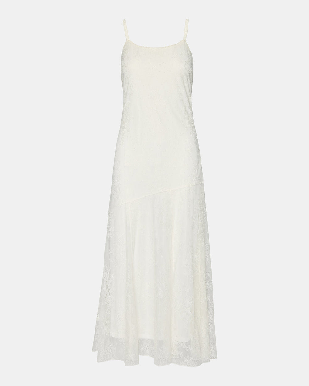 VEERA White Maxi Lace Flowy Women's Dress | Steve Madden on Sale