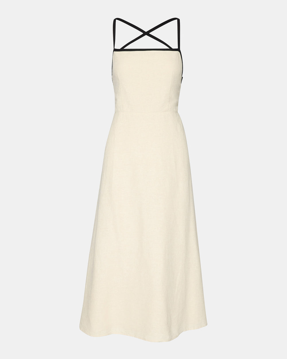 RIYAN Natural Women's Flowy Strappy Crossback Maxi Dress | Steve Madden near me