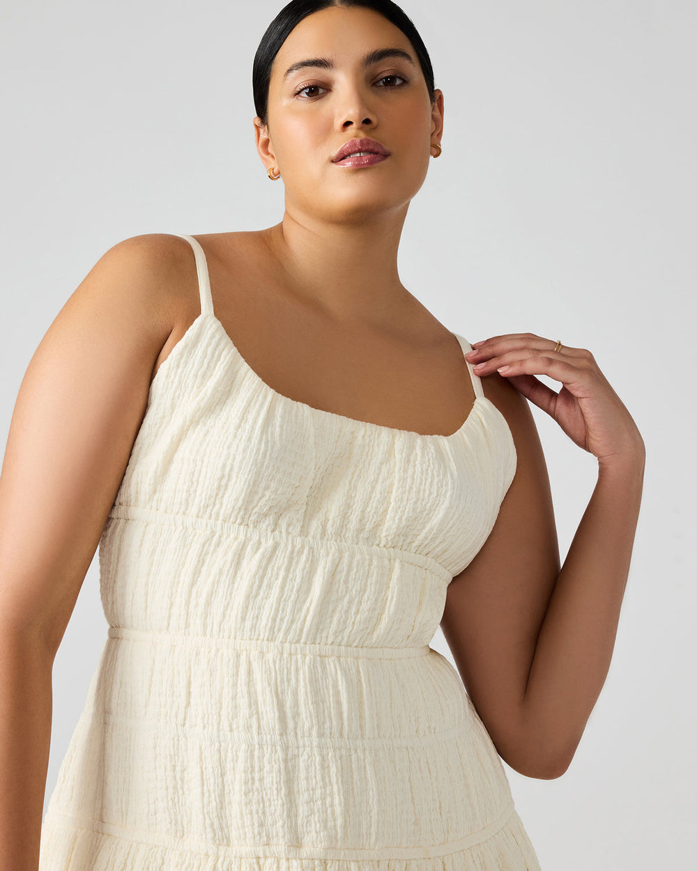 TOBY Ivory Maxi Flowy Bow Women's Dress | Steve Madden US