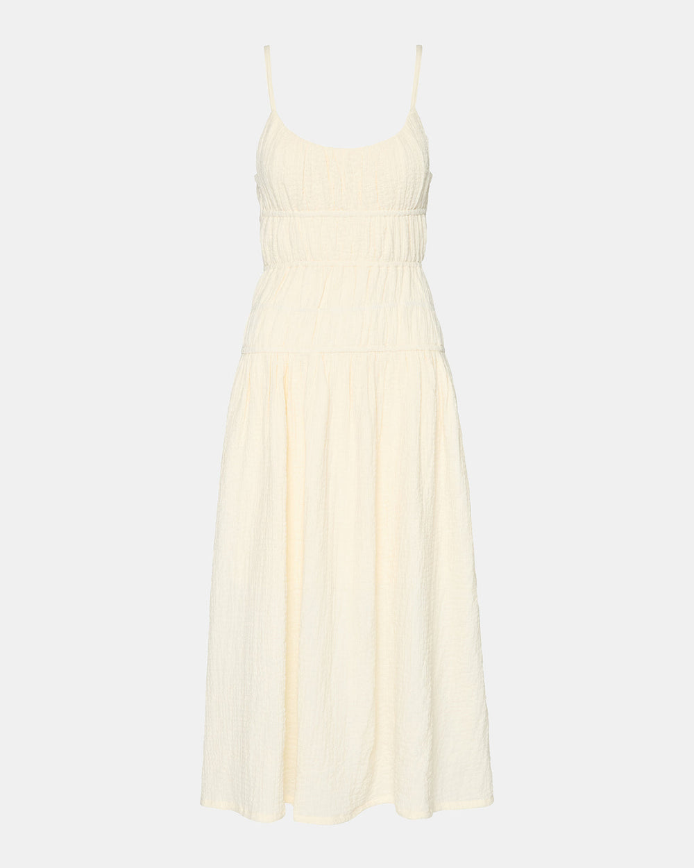TOBY Ivory Maxi Flowy Bow Women's Dress | Steve Madden US