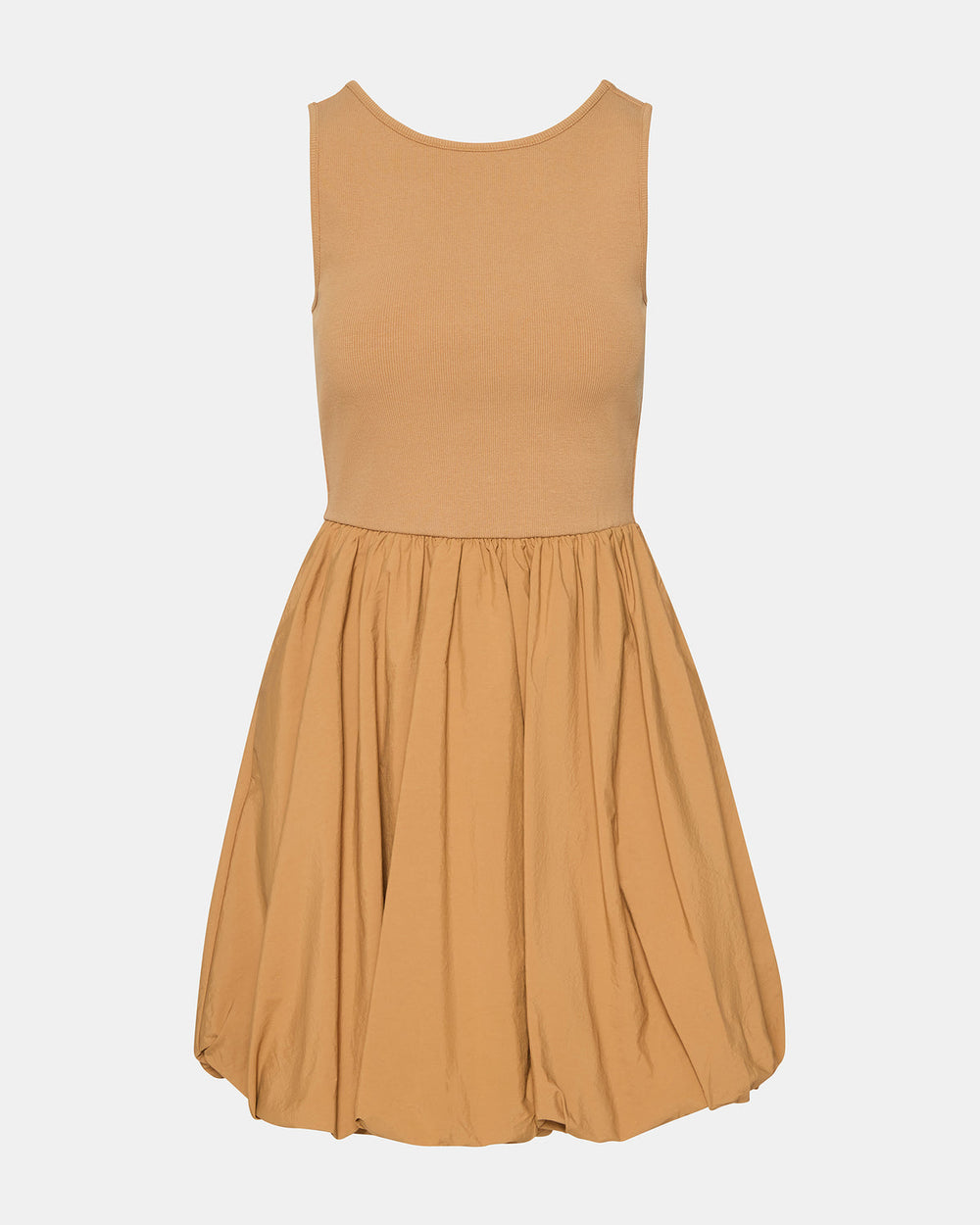 PALERMO Camel Women's Mini Bubble-Hem Dress | Steve Madden near me