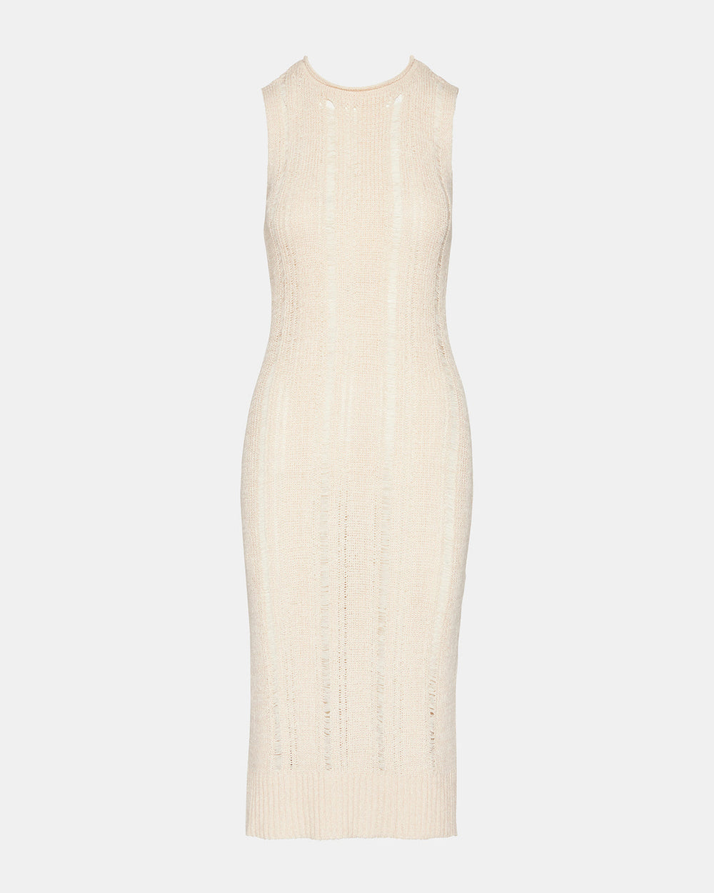 AMIRAH Sweater Dress Beige | Women's Knit Bodycon Dresses | Steve Madden on Sale