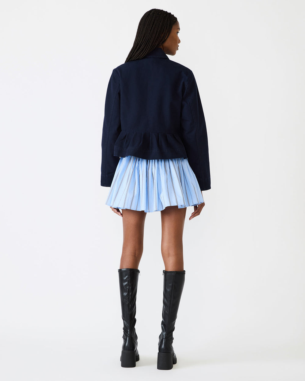 SLOAN Midnight Sky Long-Sleeved Zip-Up Women's Jacket | Steve Madden outlet