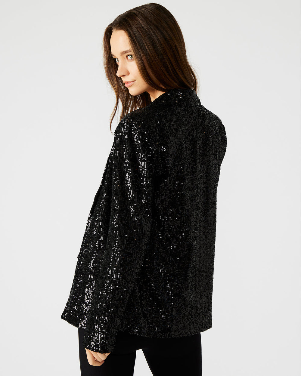 PAYTON Sequin Blazer Black | Women's Blazers | Steve Madden near me