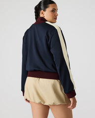 DAISY Midnight Long-Sleeved Zip-Up Athletic Women's Jacket | Steve Madden discount