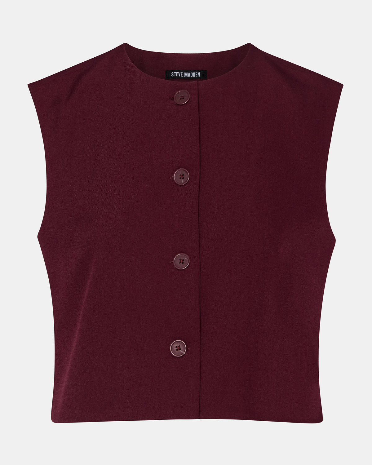 ALESSA Wine Button-Up Women's Top | Steve Madden near me