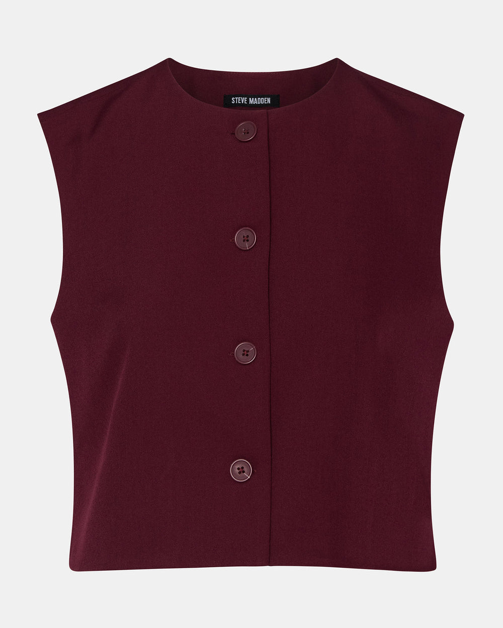 ALESSA Wine Button-Up Women's Top | Steve Madden near me